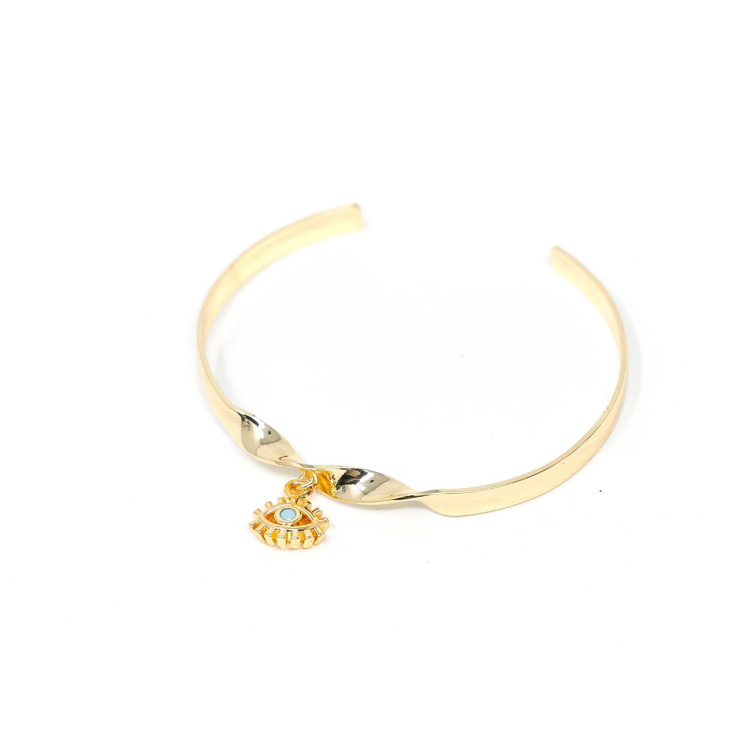 Evil Eye Charm Cuff JEWELRY The Sis Kiss