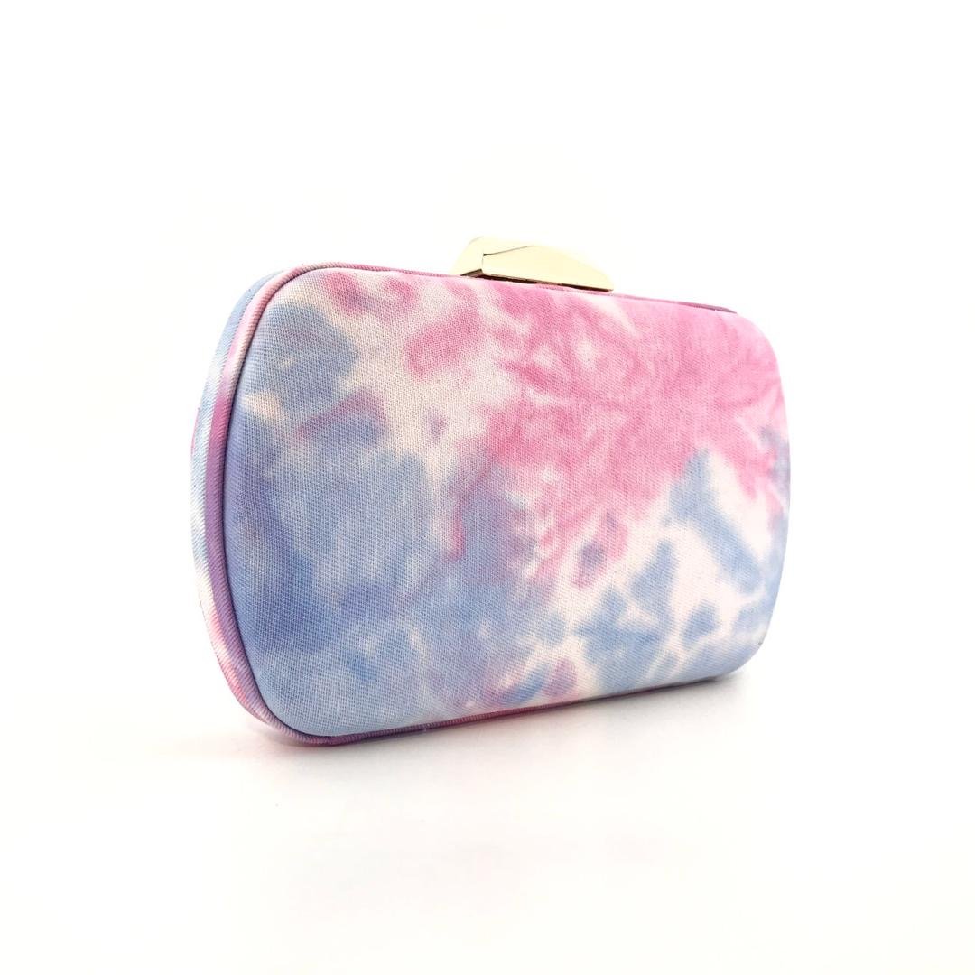 Tie dye clutch sale