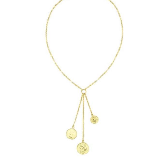 Layered Triple Coin Necklace JEWELRY The Sis Kiss