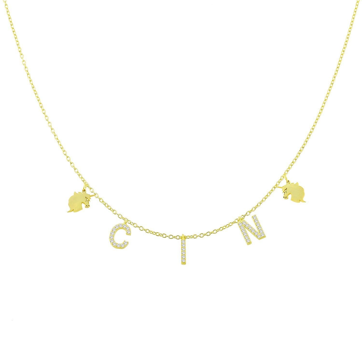 It’s All in a Name™ Personalized Necklace JEWELRY The Sis Kiss