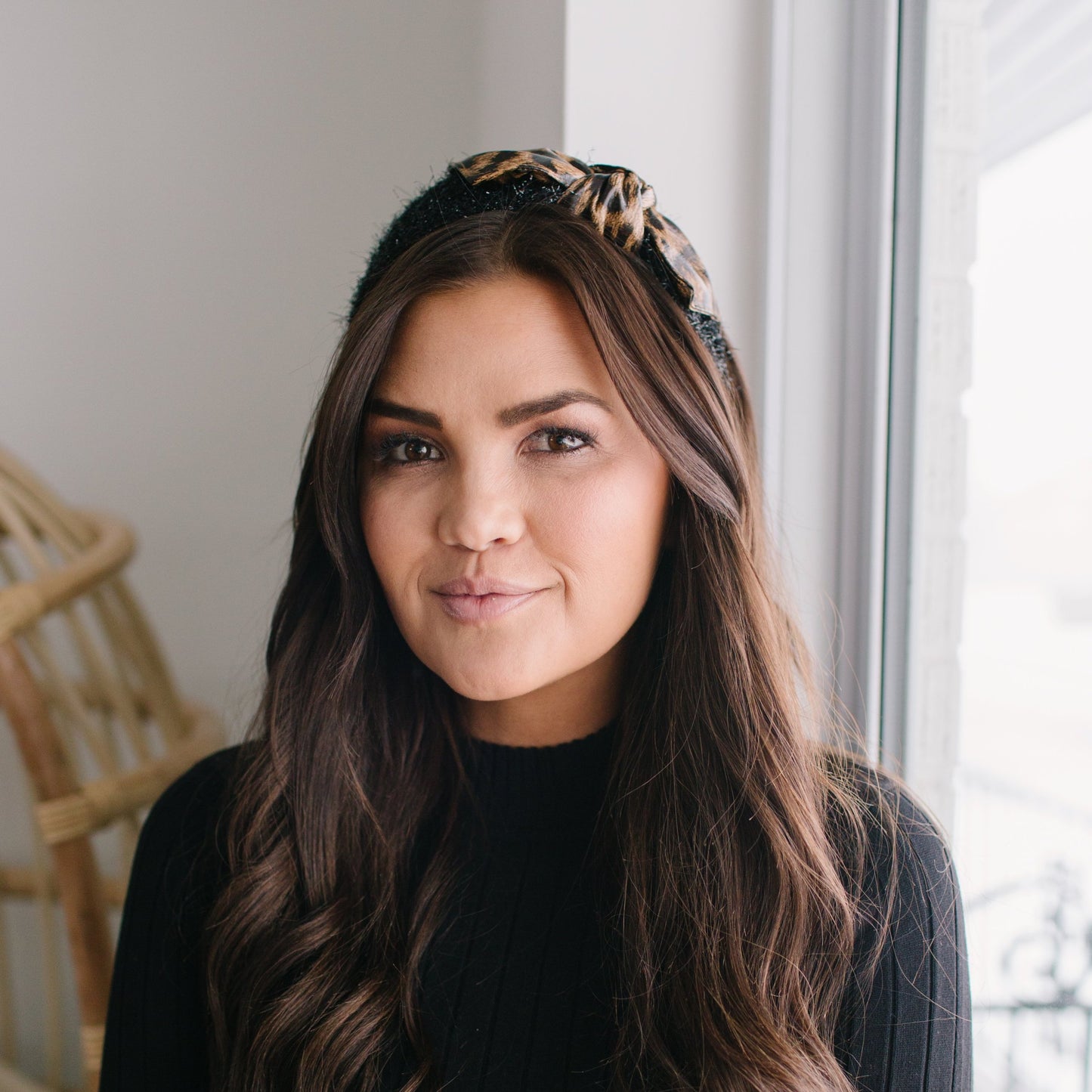 Leopard Faux Fur Headband ACCESSORY The Sis Kiss