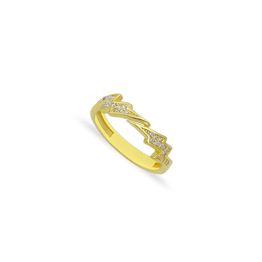 Lightning Bolt Wrap Ring JEWELRY The Sis Kiss
