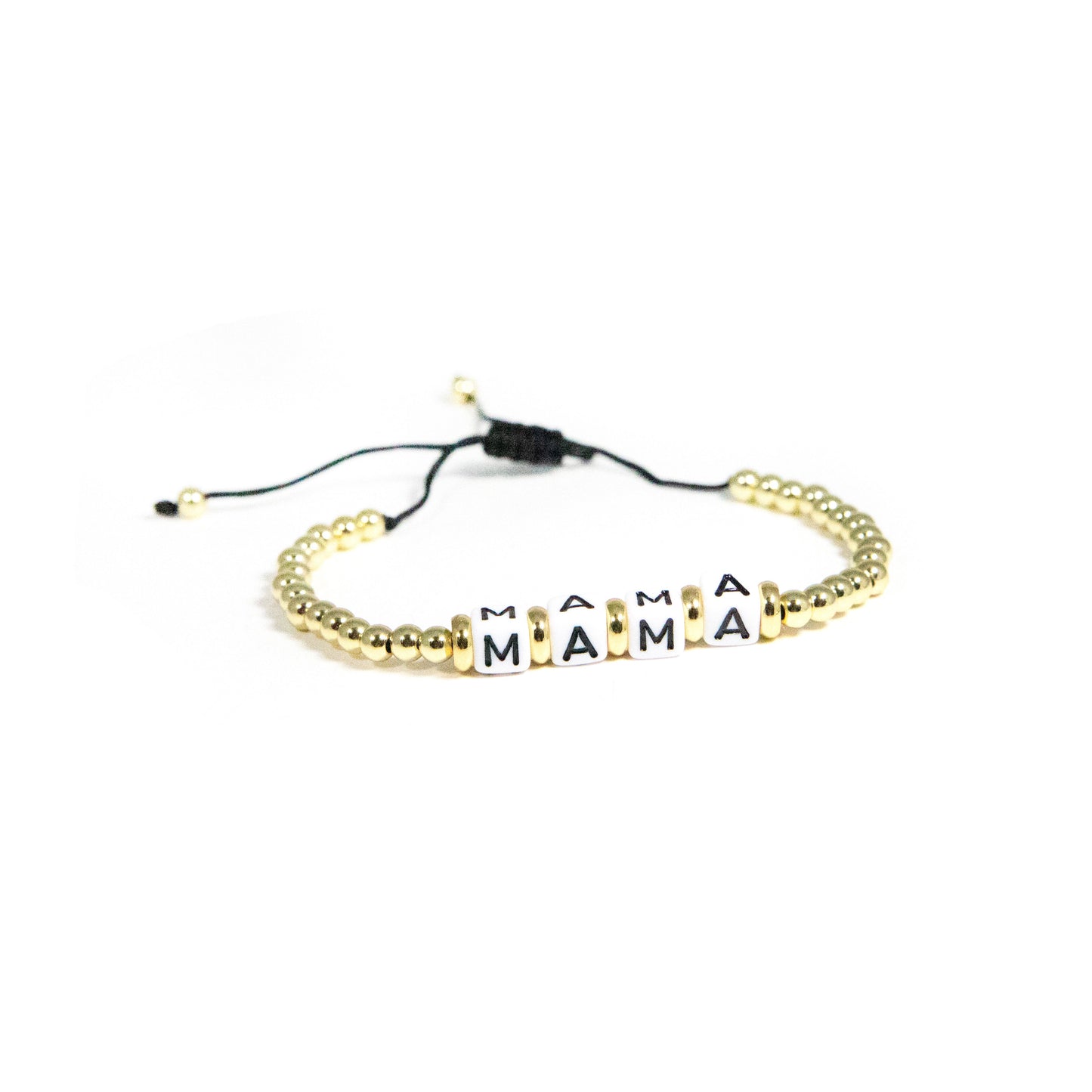 Beaded Adjustable Bracelets JEWELRY The Sis Kiss Mama