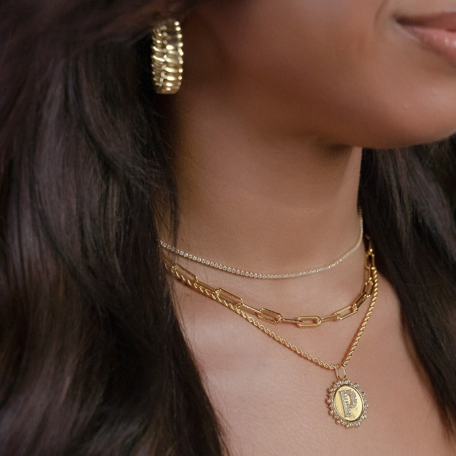 Vintage Coin Initial Charm Charms & Pendants The Sis Kiss