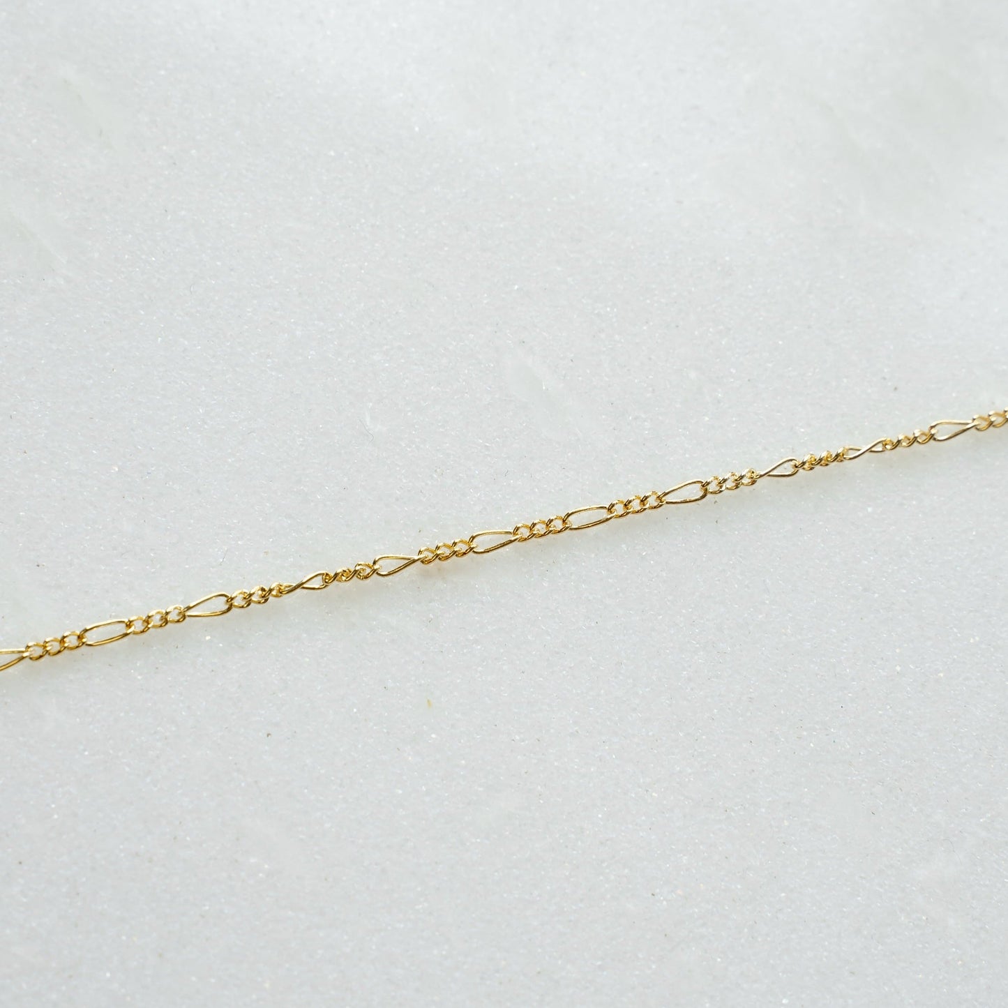 Lovely Links Permanent Jewelry JEWELRY The Sis Kiss Gold Filled 1.7mm Figaro Link Chain 15 Minutes