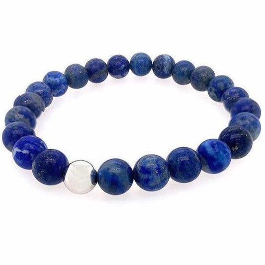 Unisex Beaded Stretch Bracelets JEWELRY The Sis Kiss Blue