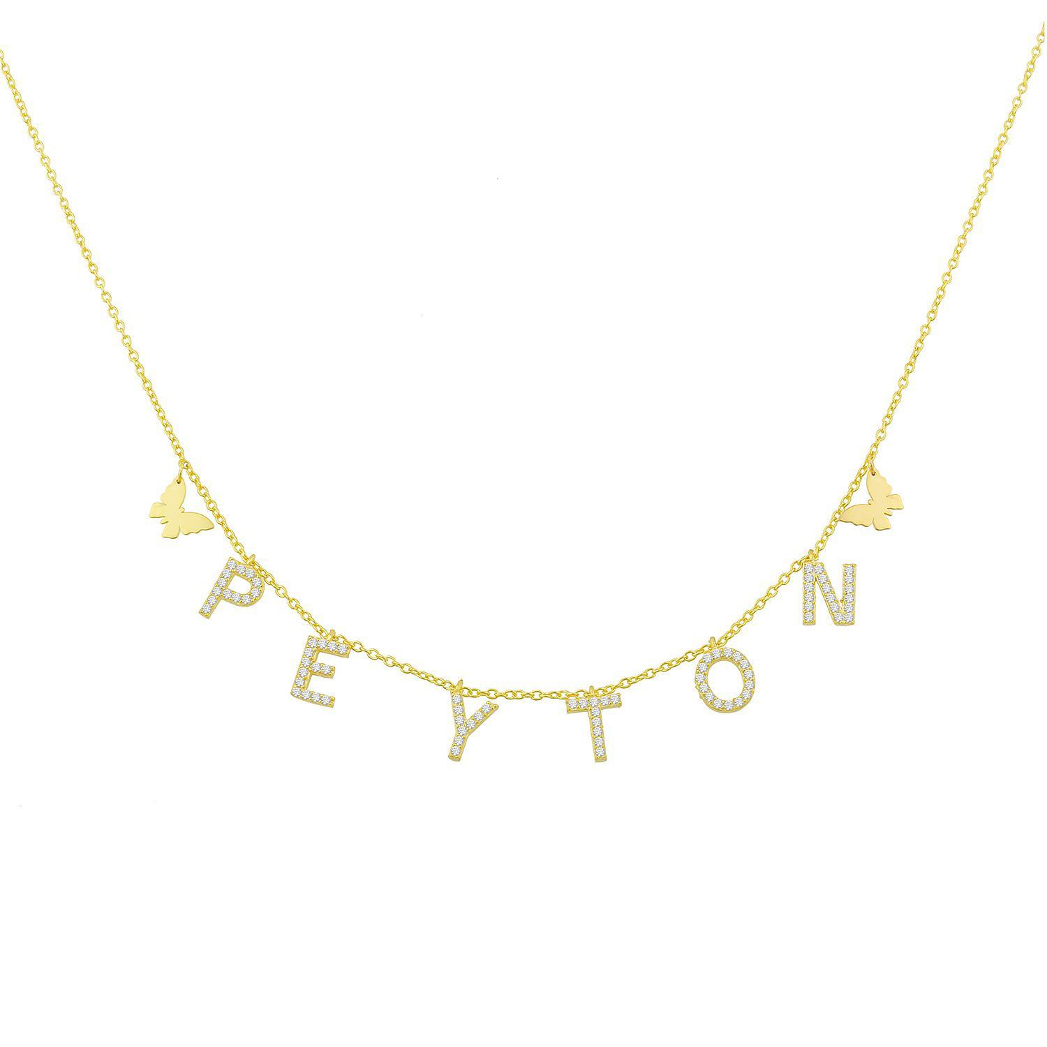 It’s All in a Name™ Personalized Necklace JEWELRY The Sis Kiss