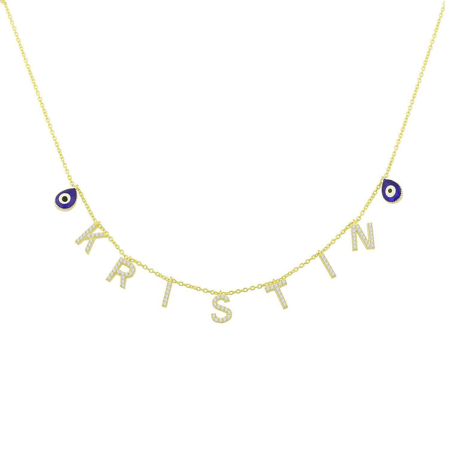 It’s All in a Name™ Personalized Necklace JEWELRY The Sis Kiss