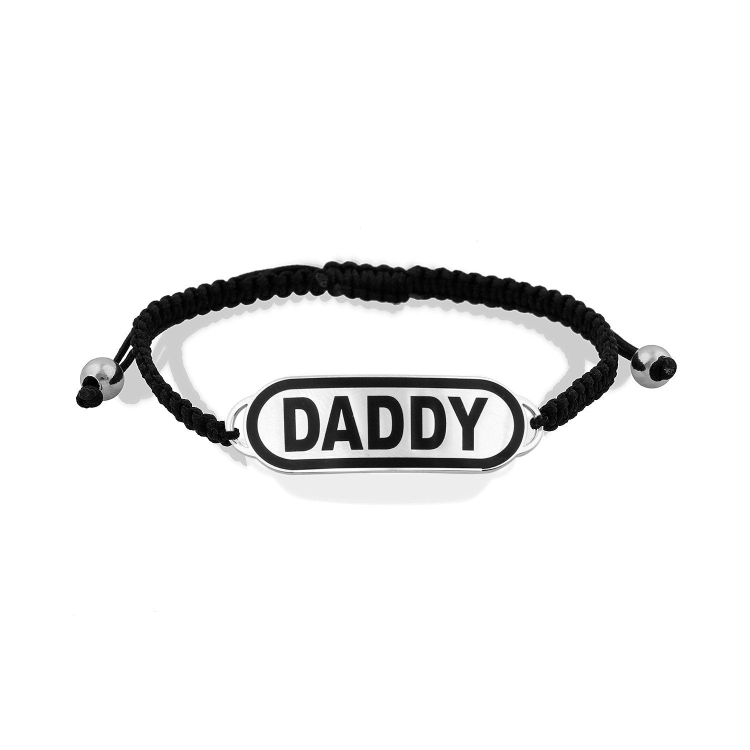 Daddy Adjustable Cord Bracelet – The Sis Kiss