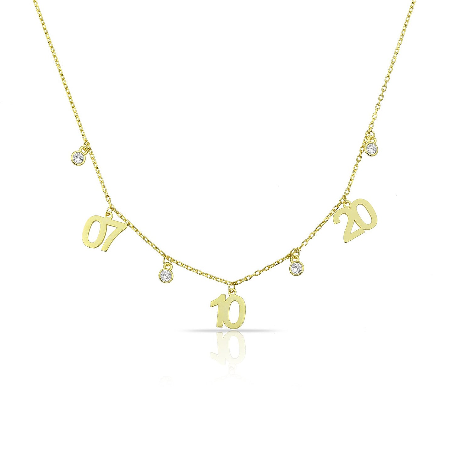 It's All in a Date Custom Necklace JEWELRY The Sis Kiss