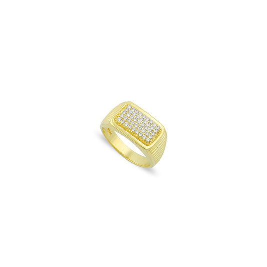 Pavé Crystal Statement Ring JEWELRY The Sis Kiss