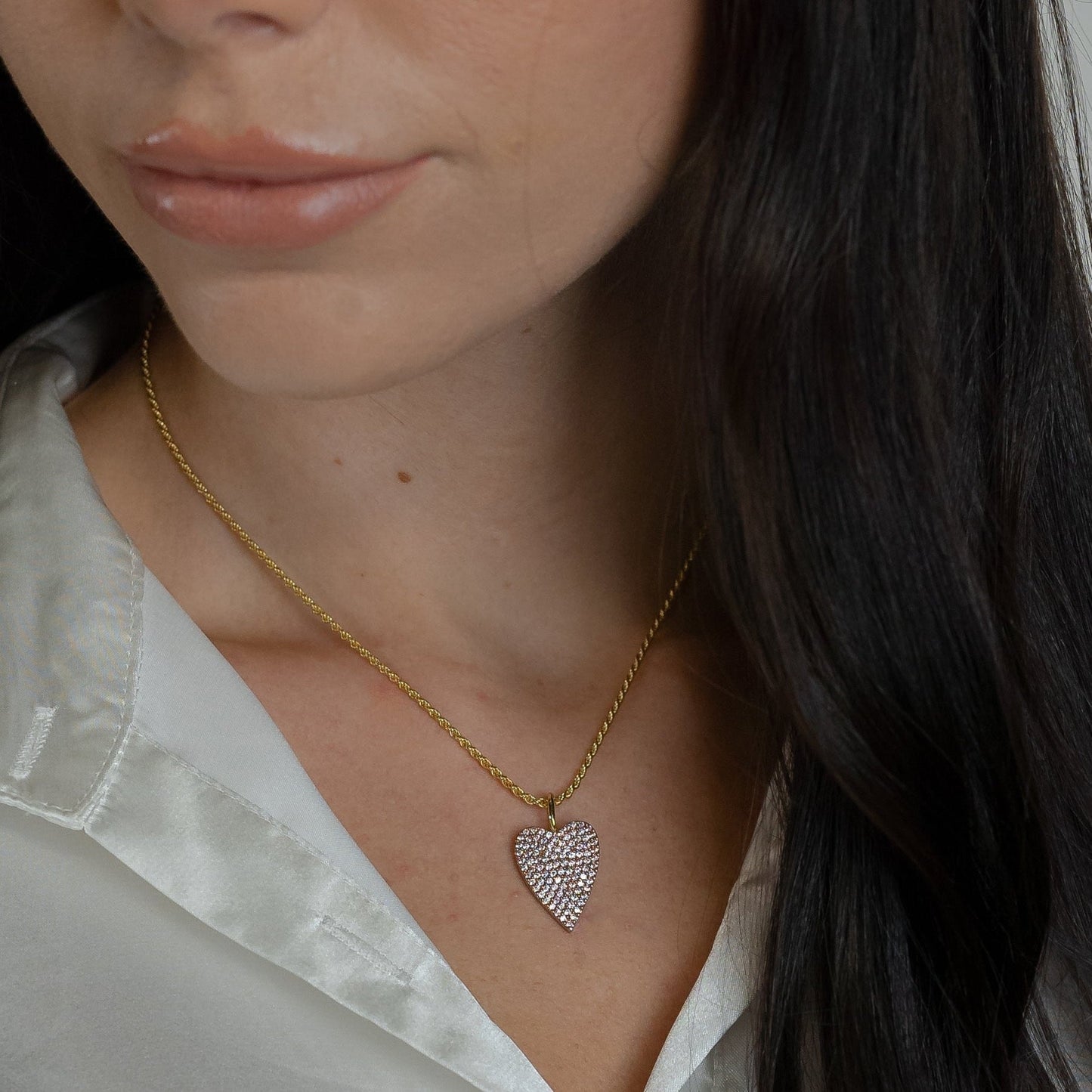 Moody Heart Charm Charms & Pendants The Sis Kiss