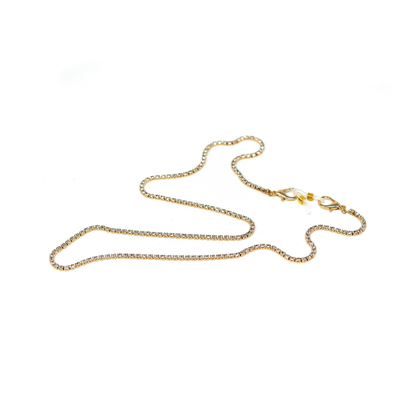 Save Your Mask - Sis Kiss Mask Chains ACCESSORY The Sis Kiss Gold Rhinestone