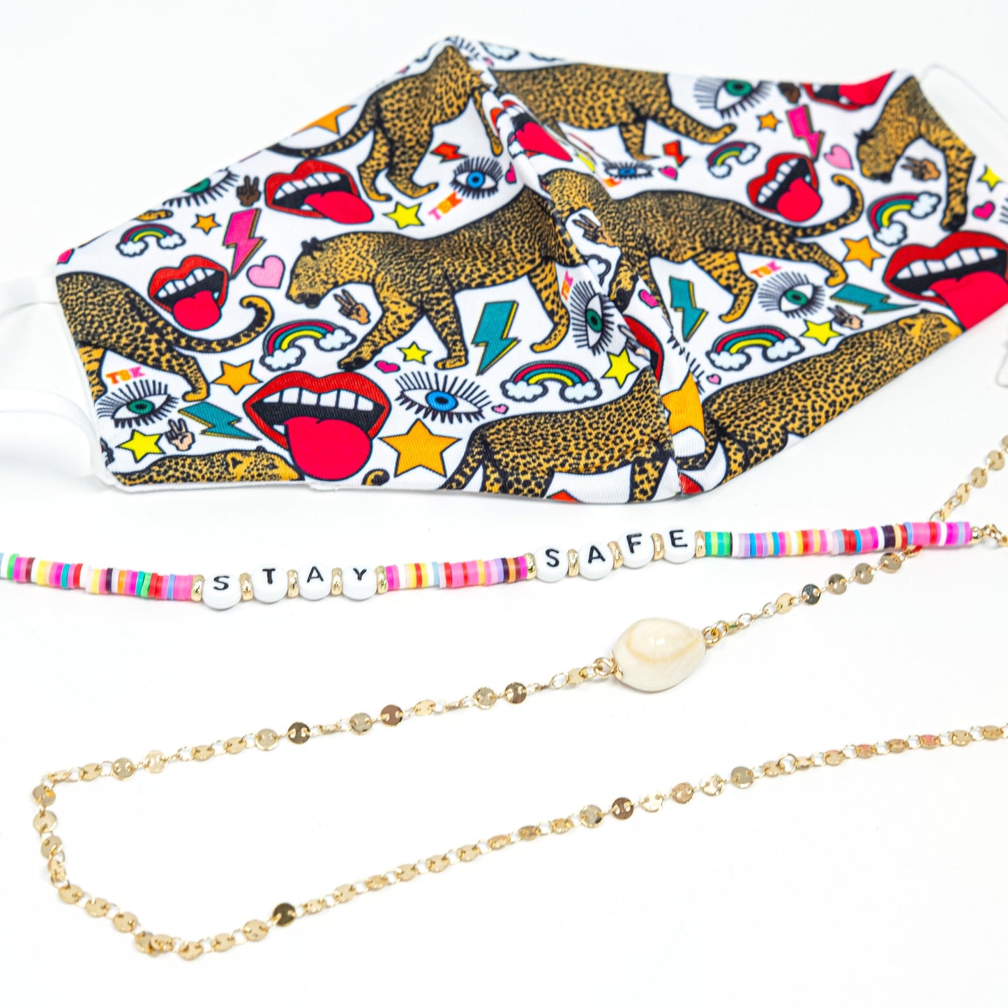 Save Your Mask - Sis Kiss Mask Chains ACCESSORY The Sis Kiss Rainbow - Stay Safe