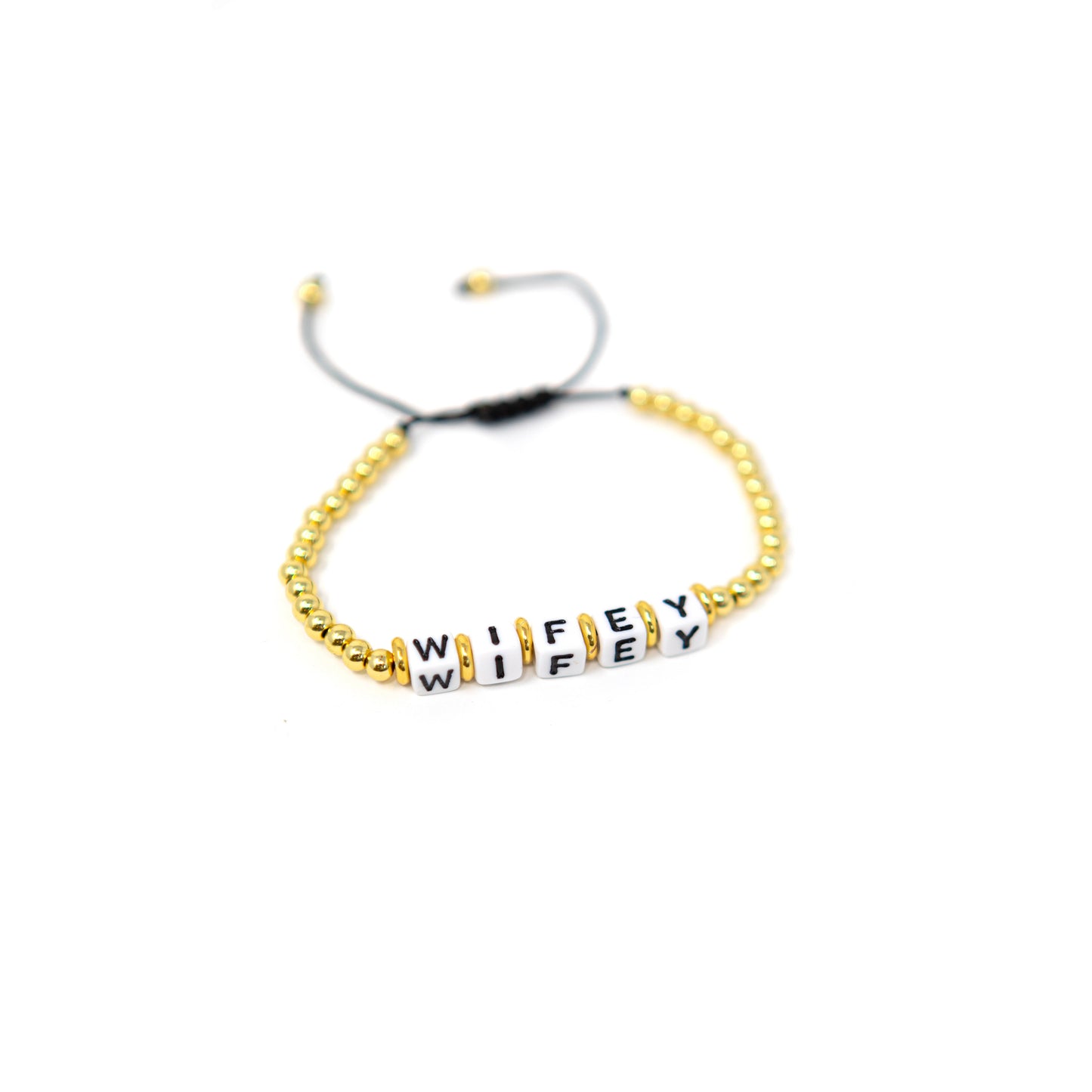 Beaded Adjustable Bracelets JEWELRY The Sis Kiss Wifey
