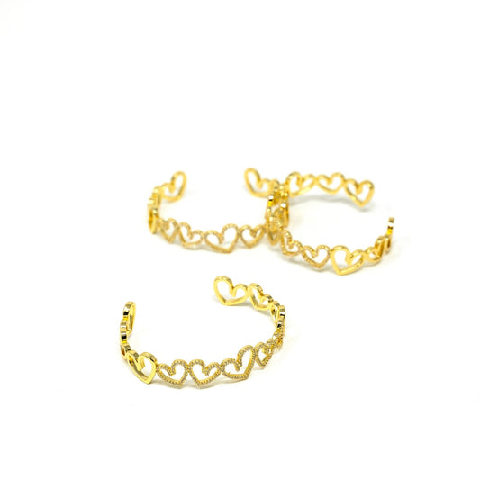 Be Mine Hearts Cuff Bracelets Jason