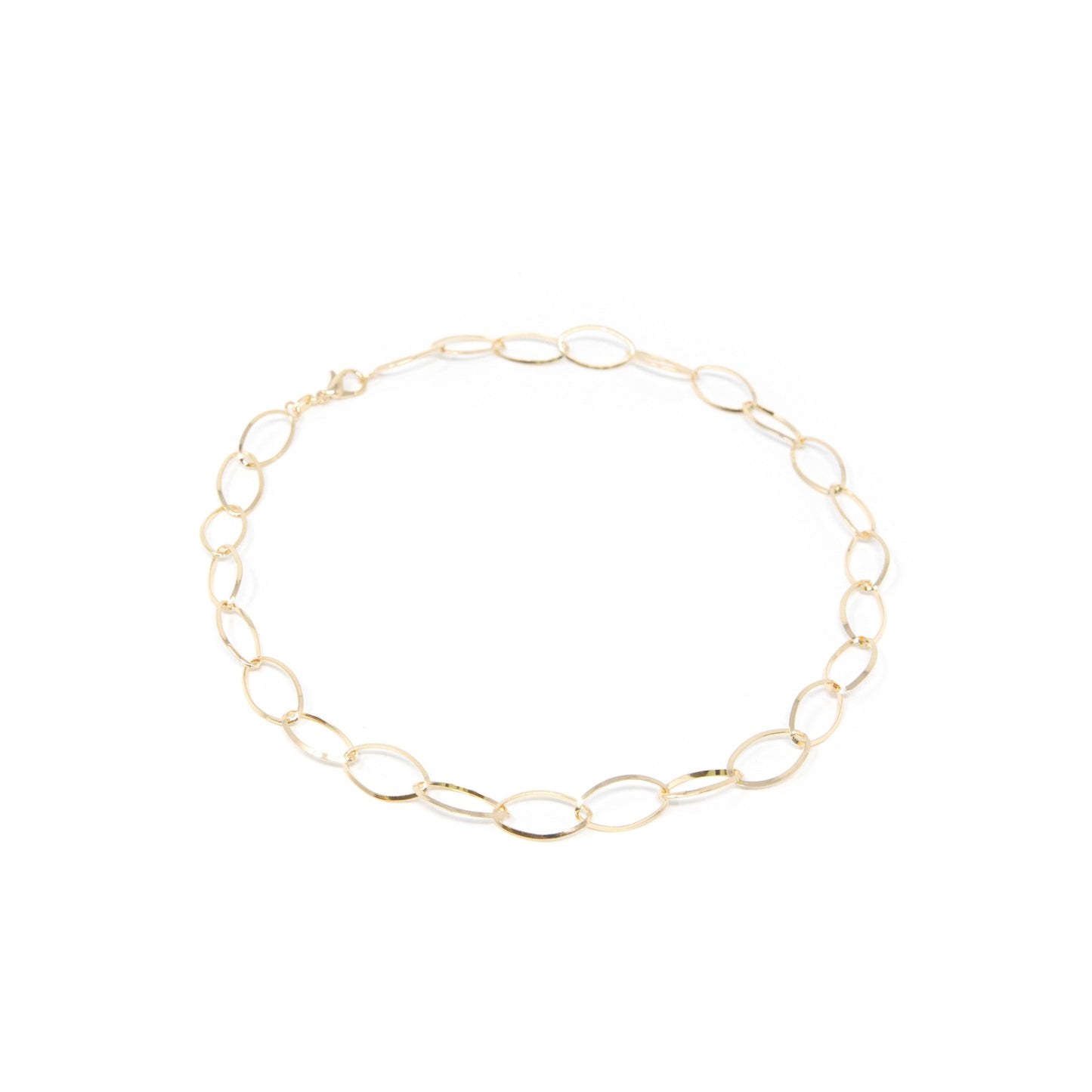 Open Link Choker and Bracelet JEWELRY The Sis Kiss Choker