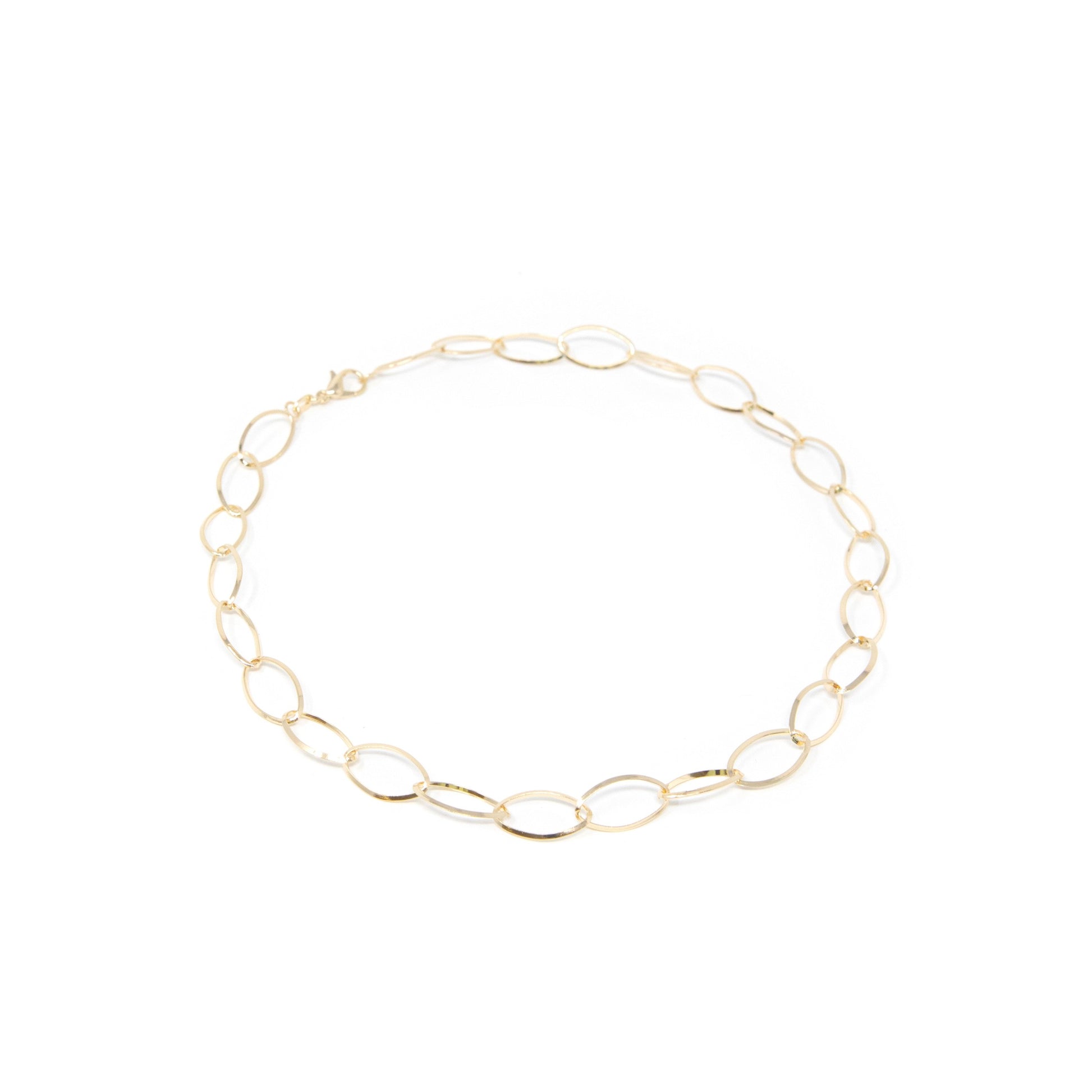Open Link Choker and Bracelet JEWELRY The Sis Kiss Choker