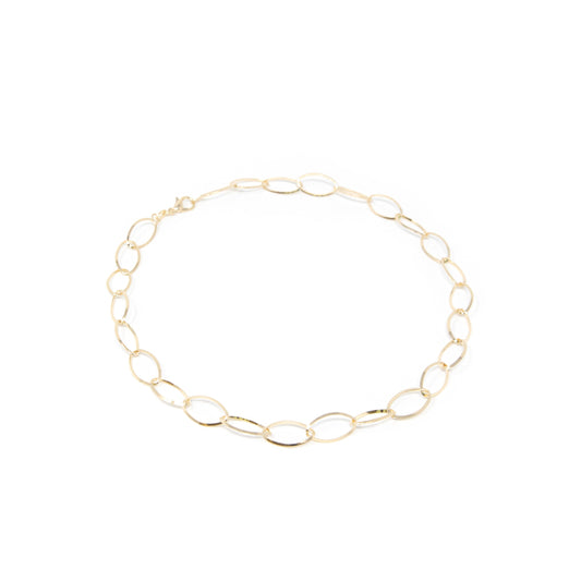 Open Link Choker and Bracelet JEWELRY The Sis Kiss Choker