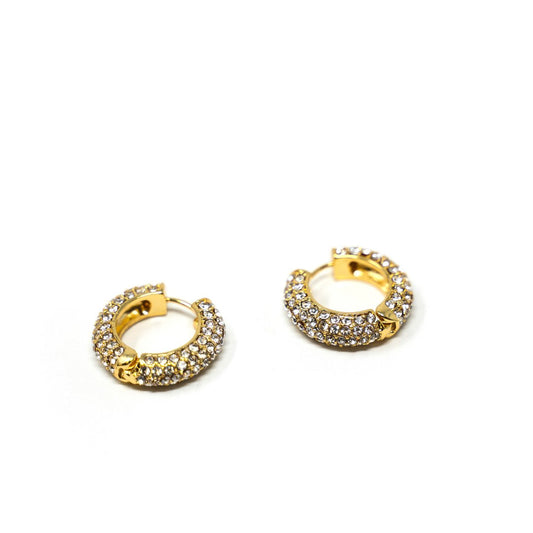 Darling Diva Crystal Hoops JEWELRY The Sis Kiss
