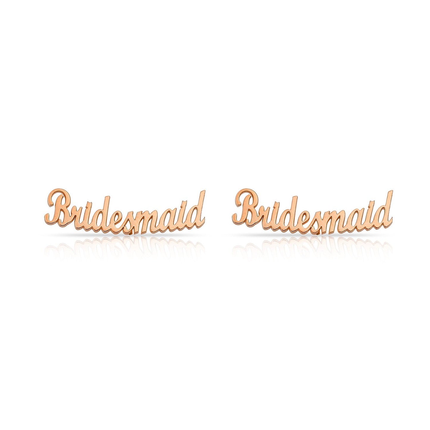 Bride + Bridesmaid Earring Crawlers JEWELRY The Sis Kiss Bridesmaid Rose Gold
