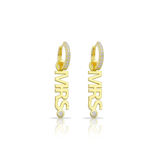 Mrs. Huggies with Crystals JEWELRY The Sis Kiss Gold