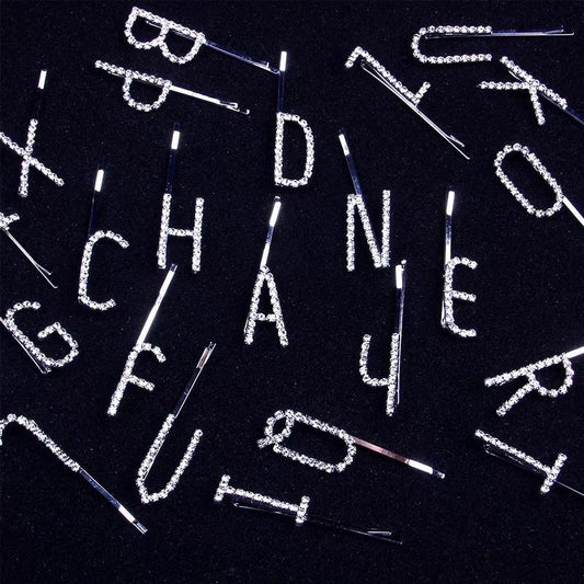 Say It Initial Barrettes ACCESSORY The Sis Kiss