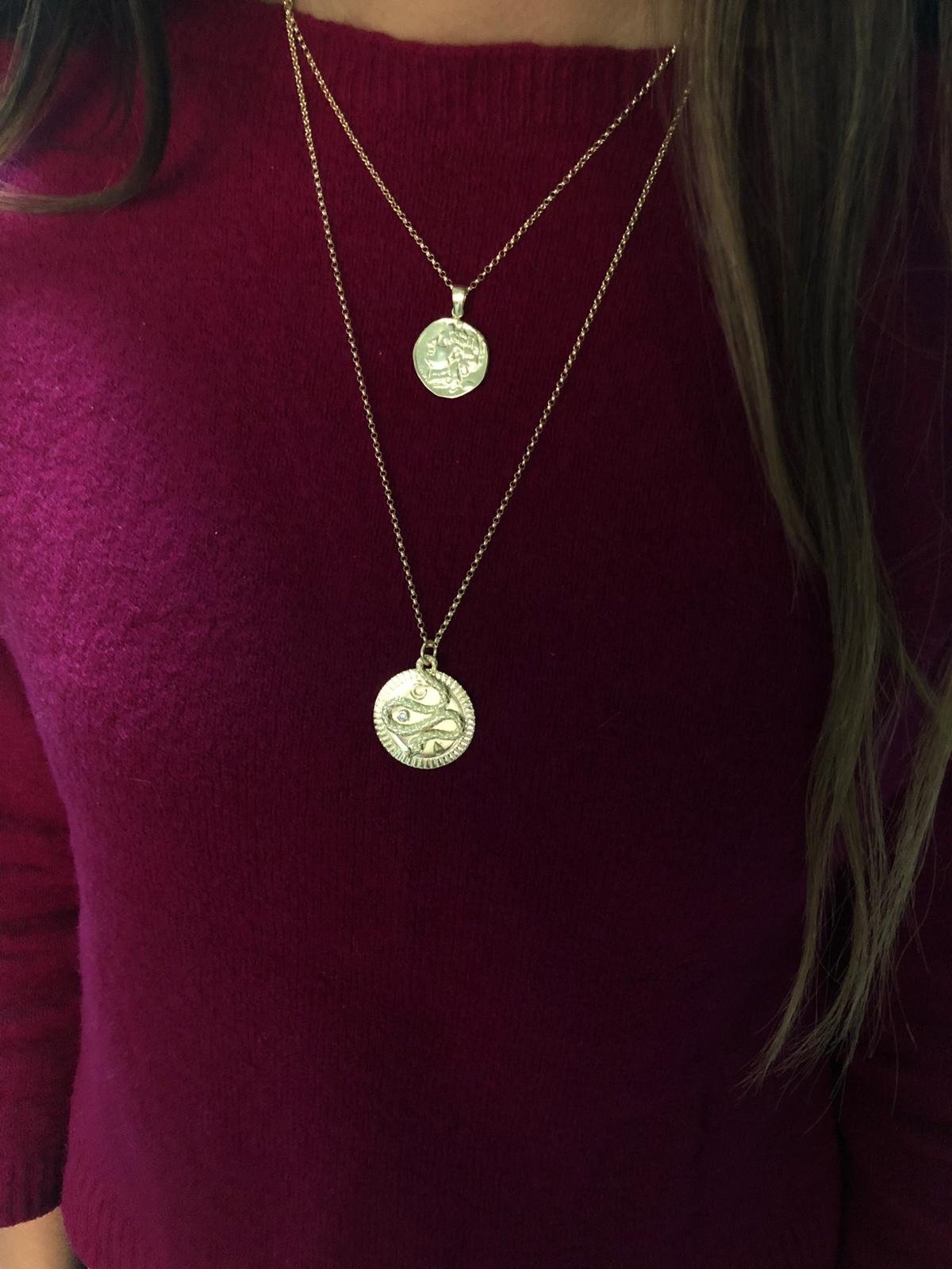 Snake Coin Necklace The Sis Kiss