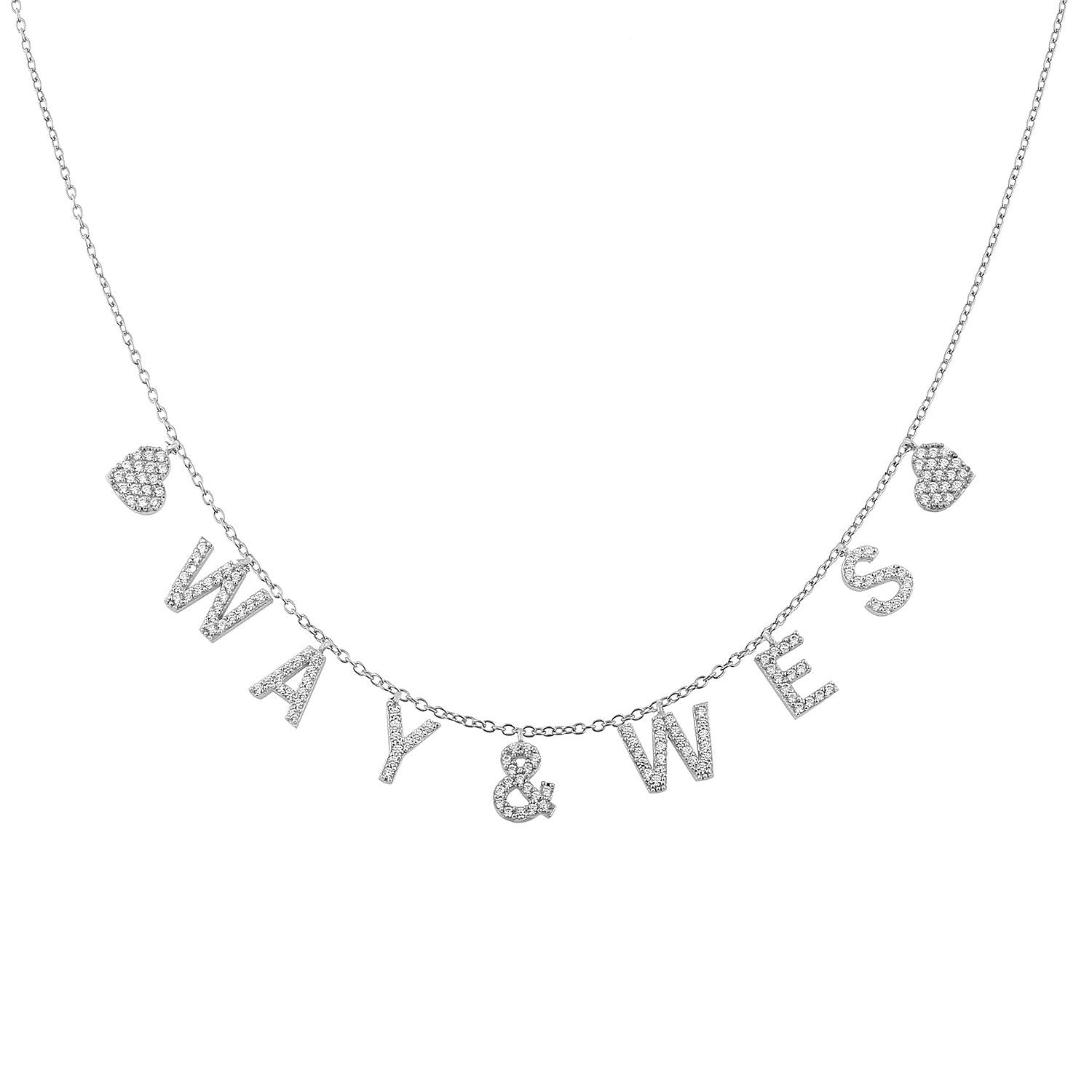 It’s All in a Name™ Personalized Necklace JEWELRY The Sis Kiss