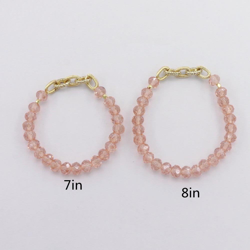 The Hope Pink Link Bracelet by Loverly Grey PREORDER JEWELRY Joyce