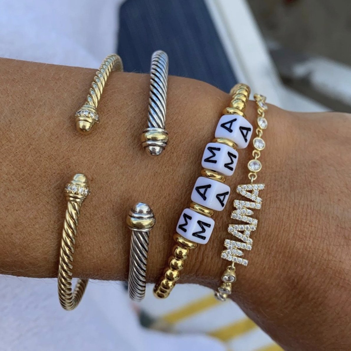Beaded Adjustable Bracelets JEWELRY The Sis Kiss
