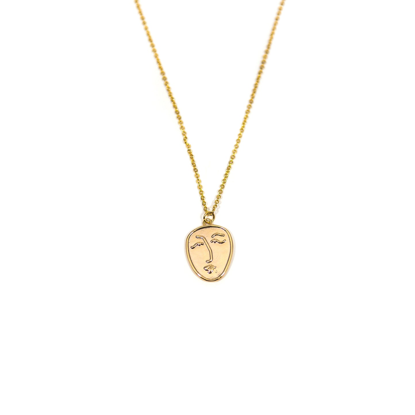 Face Coin Necklace JEWELRY The Sis Kiss