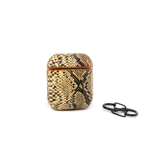 Snakeskin AirPod Cases ACCESSORY The Sis Kiss Tan