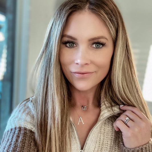 TSK Statement Initial Pendant JEWELRY The Sis Kiss