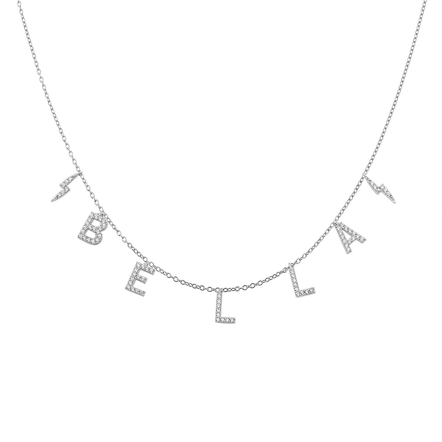 It’s All in a Name™ Personalized Necklace JEWELRY The Sis Kiss