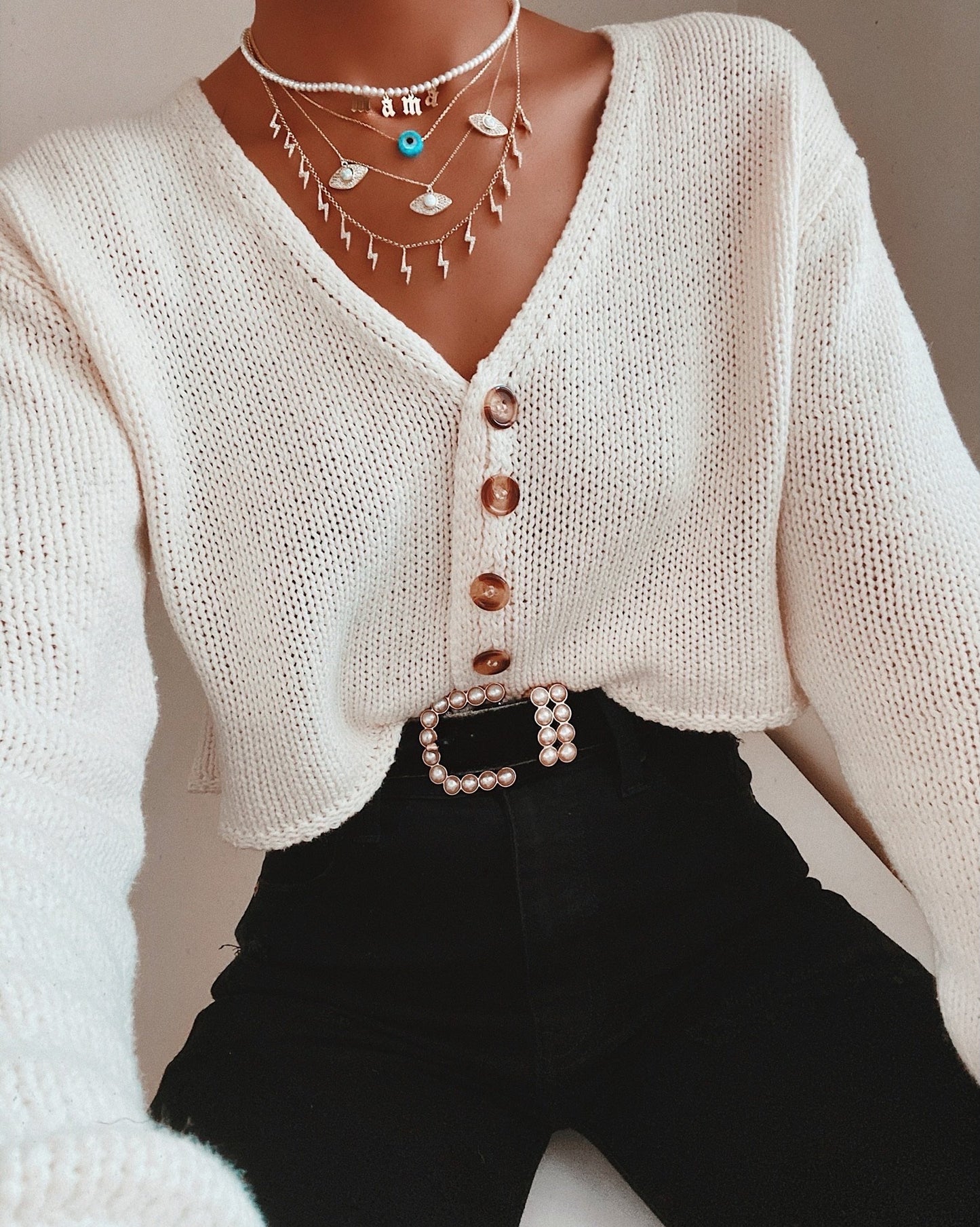 Mama Pearl Choker JEWELRY The Sis Kiss