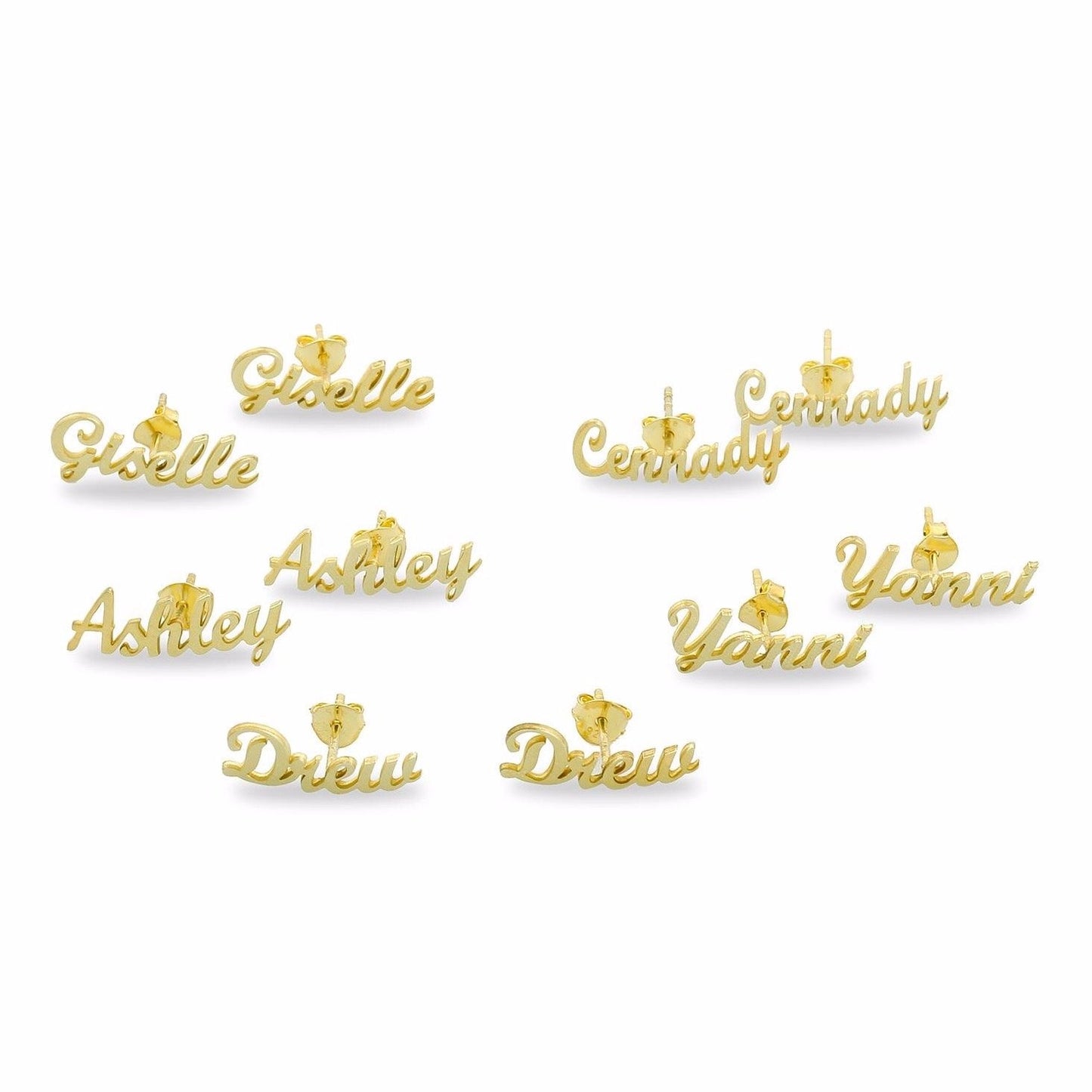 Custom Name Earring Crawlers JEWELRY The Sis Kiss