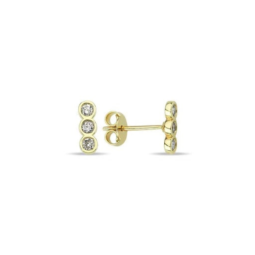 TSK Loverly Diamond Bar Earrings JEWELRY The Sis Kiss