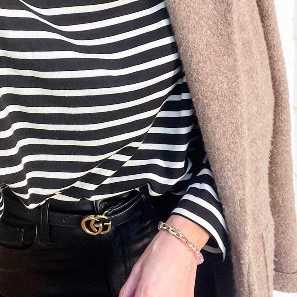The Hope Pink Link Bracelet by Loverly Grey JEWELRY Joyce