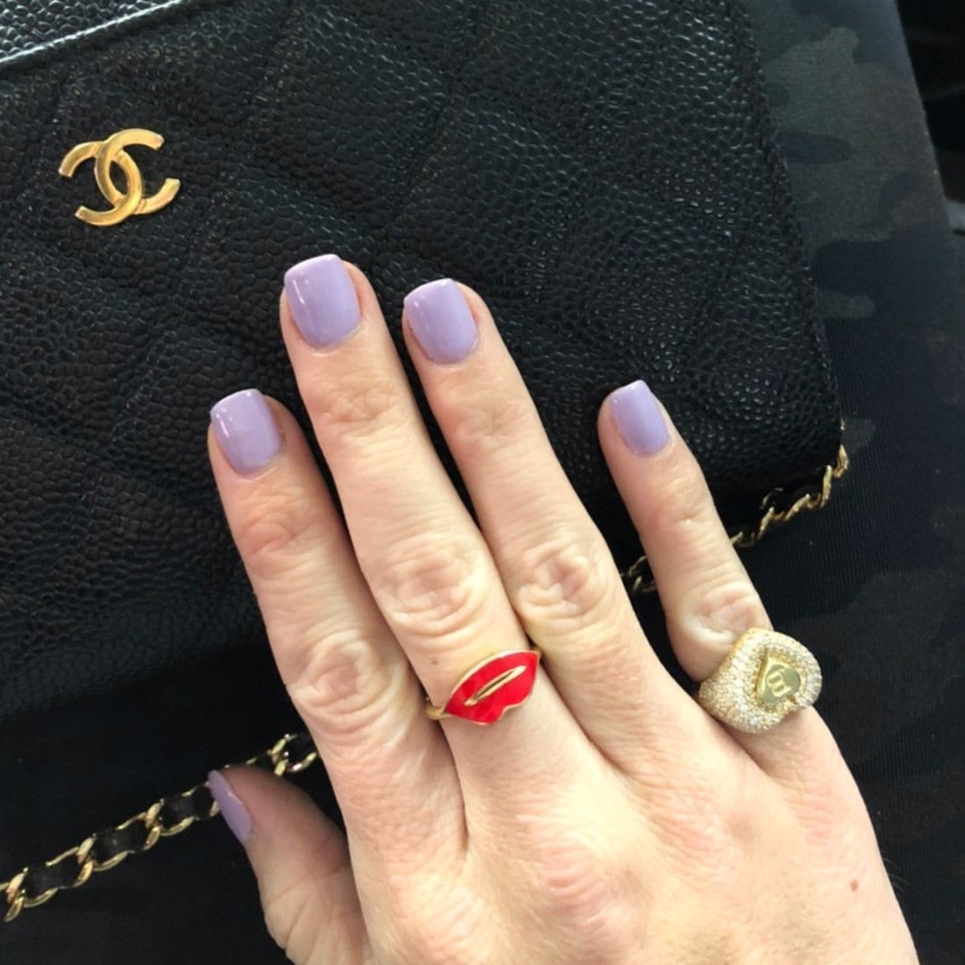 Heart Signet Pinky Ring JEWELRY The Sis Kiss