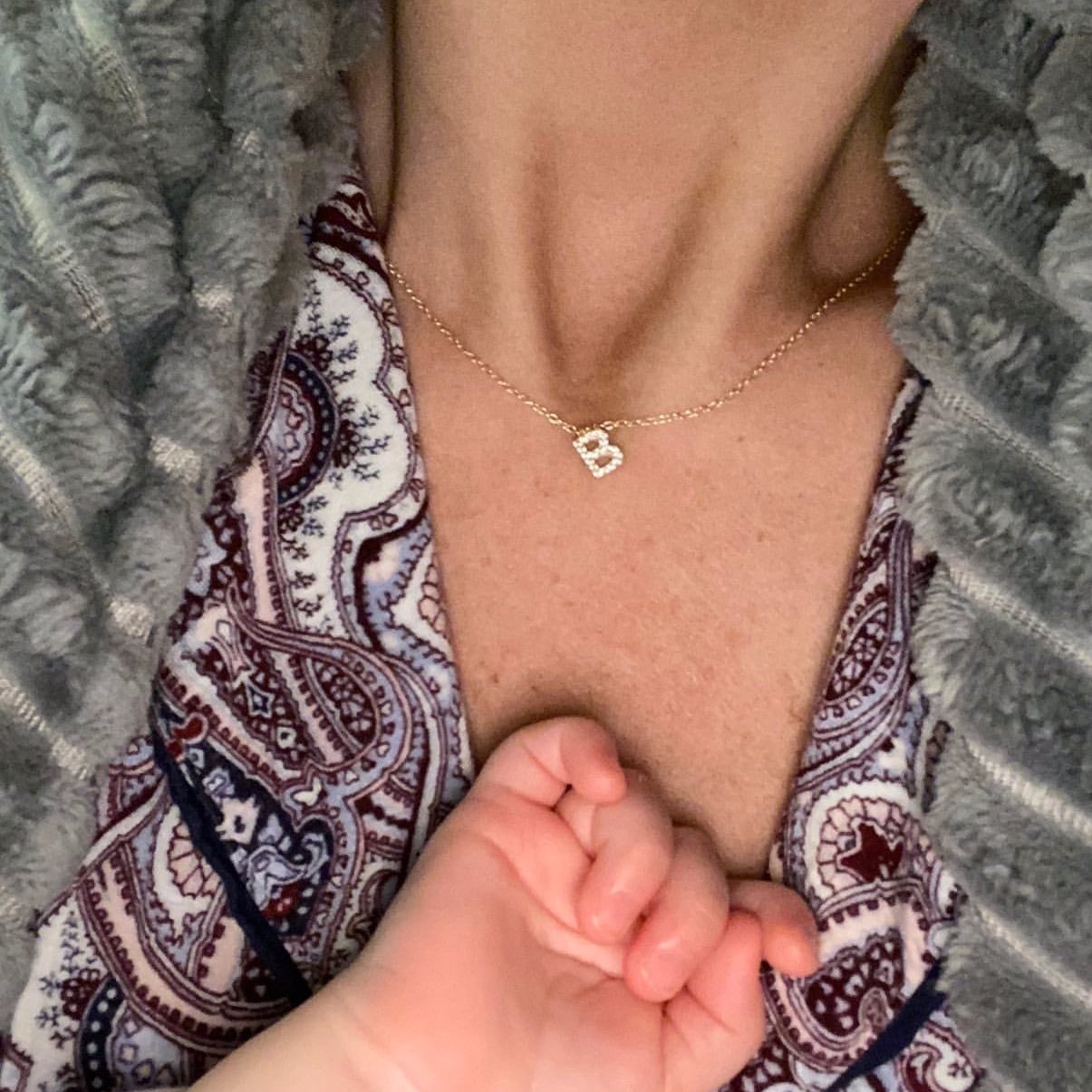 Classic Initial Necklaces JEWELRY The Sis Kiss