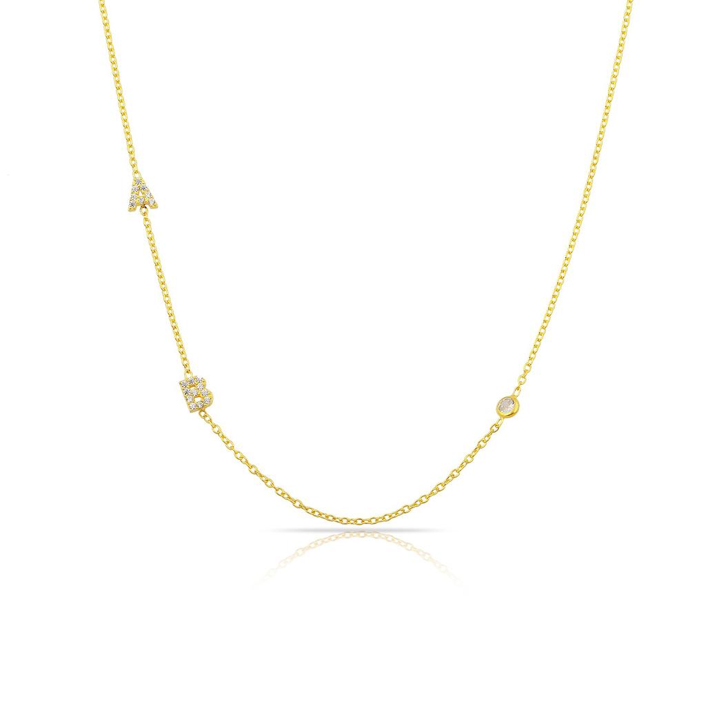 Custom Love Letters Necklace Necklaces The Sis Kiss