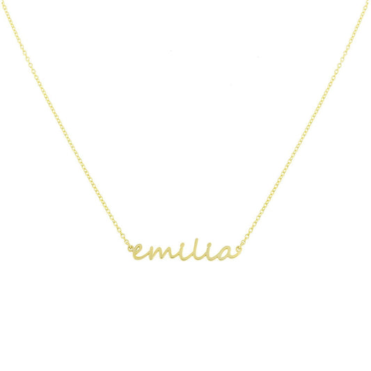 Dainty Custom Name Necklace JEWELRY The Sis Kiss