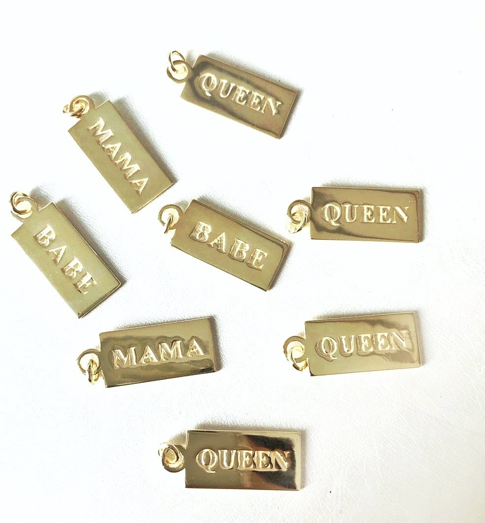 Mantra Tag Necklace JEWELRY The Sis Kiss