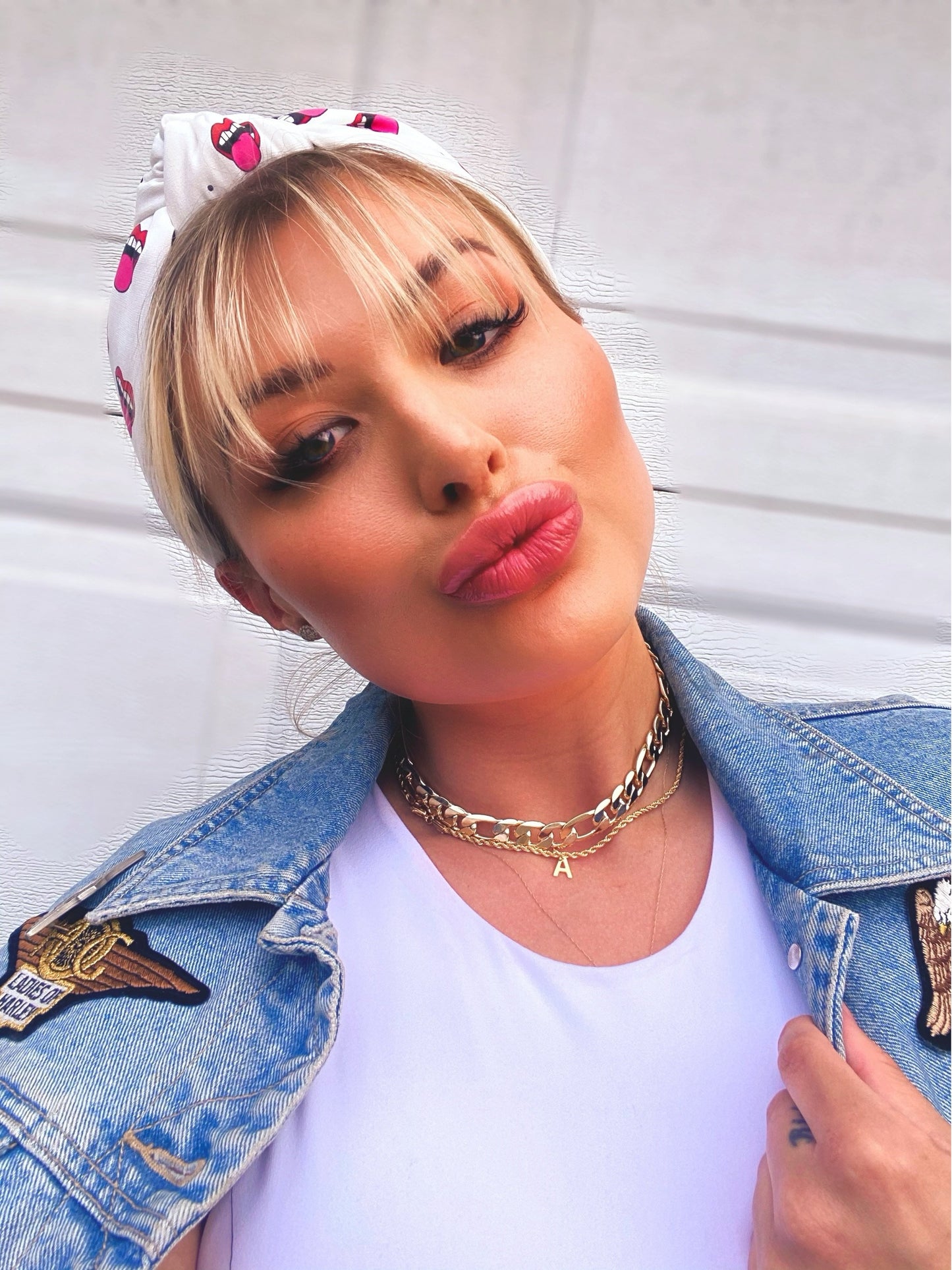 Rope Chain Initial Necklaces necklace The Sis Kiss