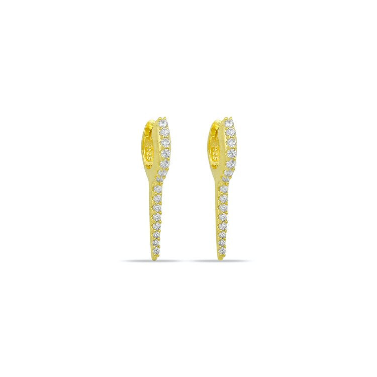Crystal Spike Earrings JEWELRY The Sis Kiss Midi Spike