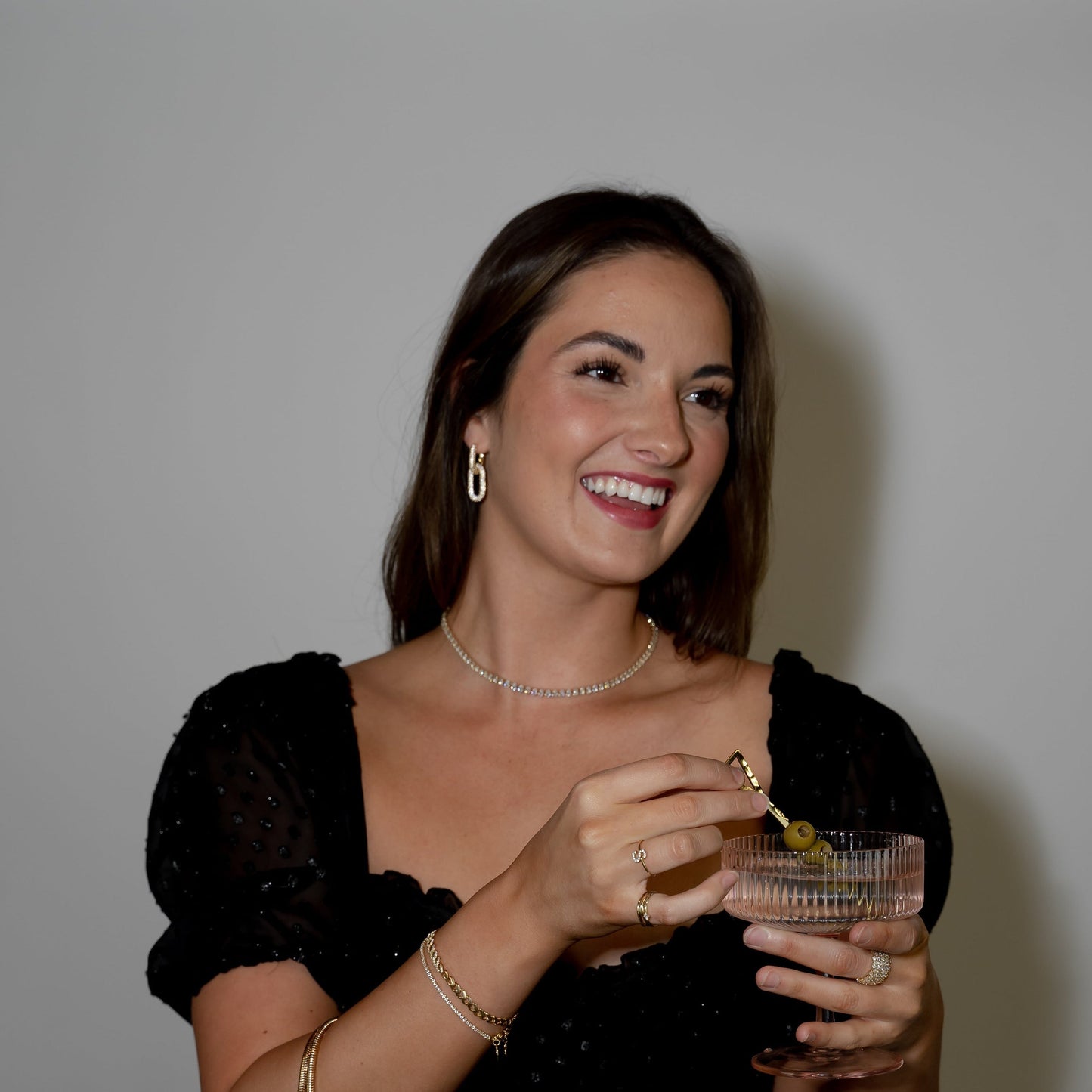 Pave Party Link Earrings JEWELRY Joyce