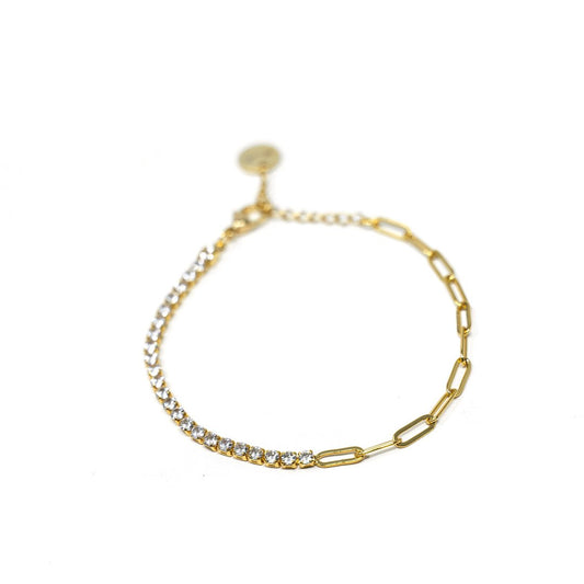 Split Tennis and Chain Link Choker or Bracelet JEWELRY The Sis Kiss