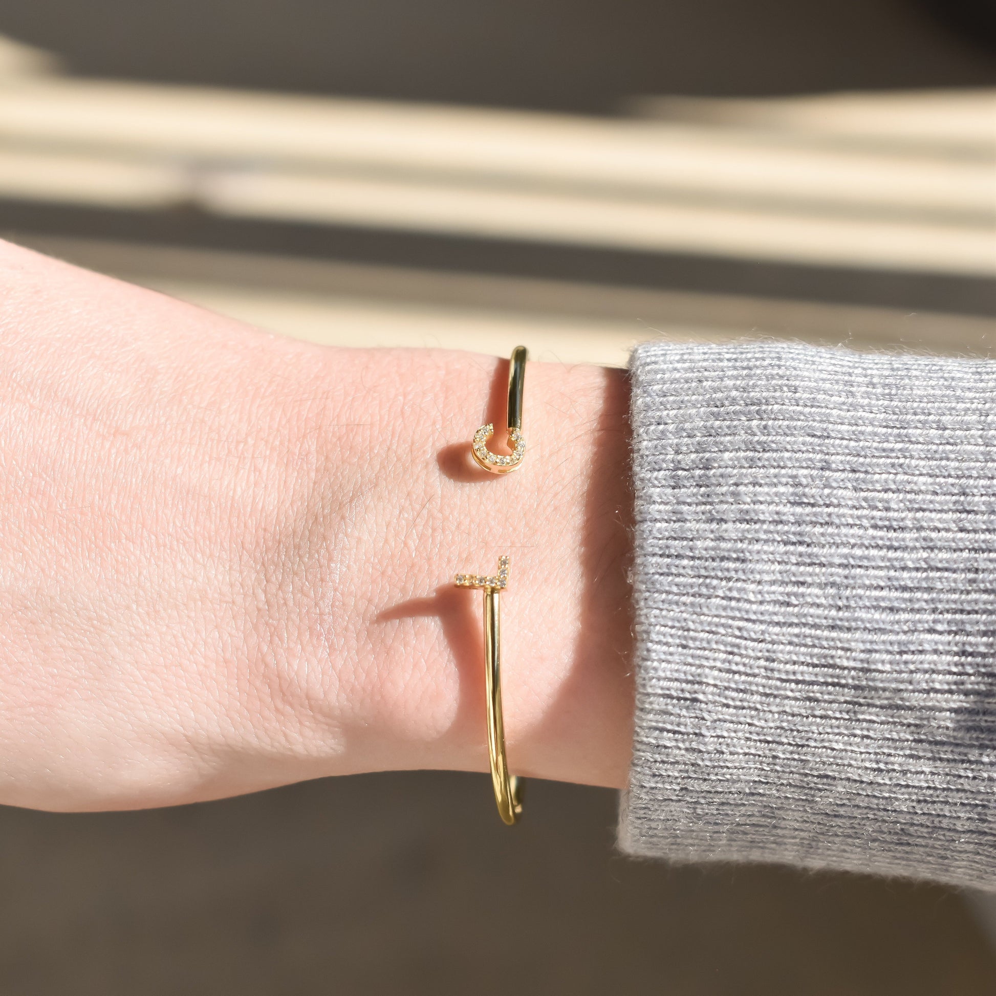 Custom Initial Cuff Bracelets Bob 