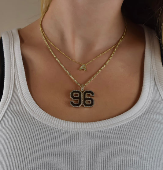 Custom Bold Initial Necklace necklace Bob 
